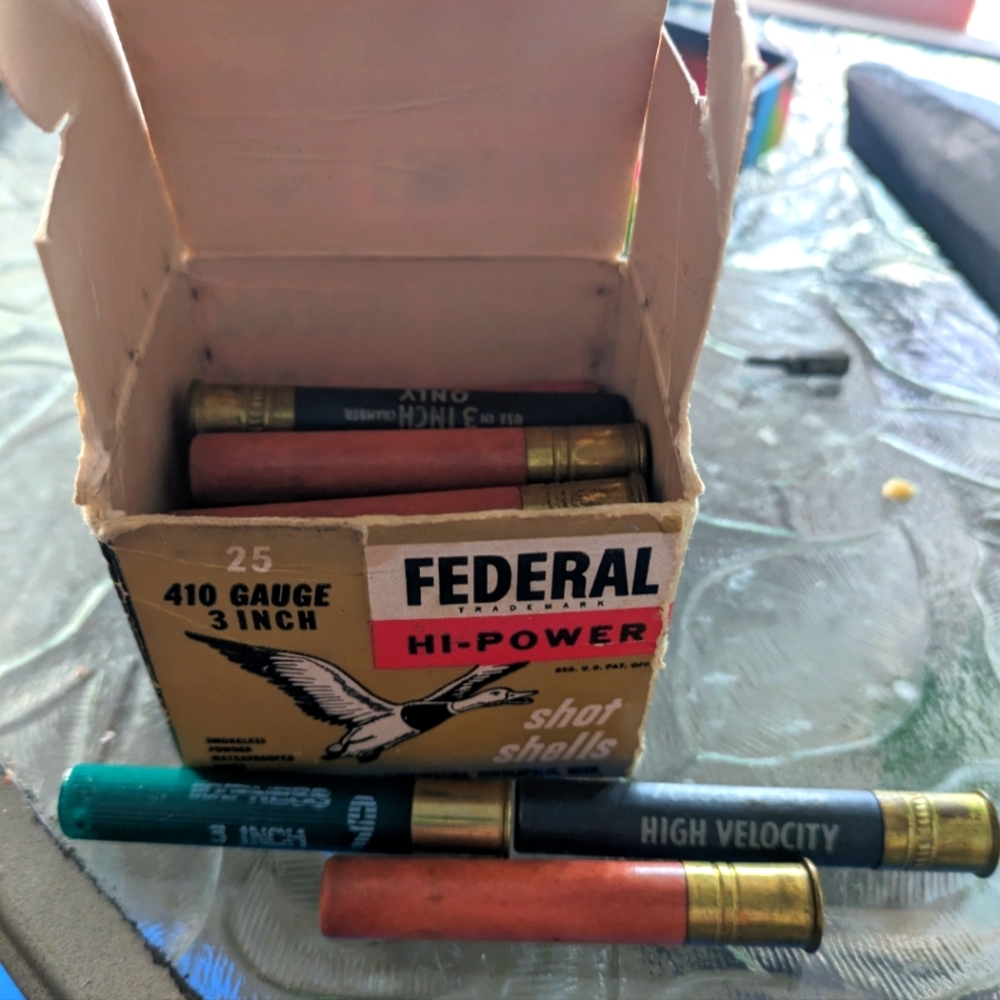 Vintage 4 10 gauge shot gun shells